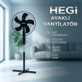 HEGI AYAKLI VANTİLATÖR 40CM - 45W