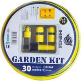 Hegi Garden Kit 30 mt 1/2" 12.5 mm Bahçe Hortumu Dayanıklı Yapı ve Yüksek Performanslı