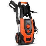 Hegi Hegı Yüksek Basınçlı Indüksiyon Motorlu Tekerlekli Araba Yıkama Makinesi 2300W 180 Bar
