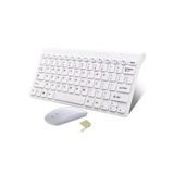 HEGİTECH X20 8" Tablet İçin Uyumlu Kablosuz Taşınabilir Q Klavye Ve Mouse Set BEYAZ