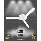 Hegza Lighting Admira (Beyaz Kasa, Beyaz Işık) Ledli Modern Plafonyer LED Avize, Salon, Mutfak, Oturma Odası, Antre, Hol