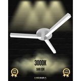 Hegza Lighting Admira (Gri Kasa, Sarı Işık) Ledli Modern Plafonyer LED Avize, Salon, Mutfak, Oturma Odası, Antre, Hol