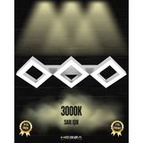 Hegza Lighting Amigo (Gri Kasa, Sarı Işık) Ledli Modern Plafonyer LED Avize Salon Mutfak Oturma Odası Yatak Odası Antre Hol LED