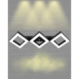 Hegza Lighting Amigo Plafonyer Siyah 3000K Sarı Işık Modern Led Avize
