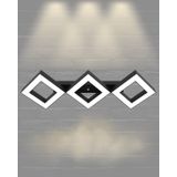 Hegza Lighting Amigo Plafonyer Siyah 4000K Doğal Beyaz Modern Led Avize