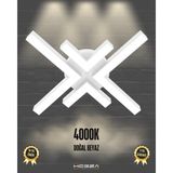 Hegza Lighting Arana (Beyaz Kasa, Doğal Beyaz Işık) Ledli Modern Plafonyer LED Avize Salon Mutfak Oturma Odası Antre Hol Çocuk Odası LED