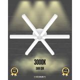 Hegza Lighting Borde (Beyaz Kasa, Sarı Işık) Ledli Modern Plafonyer LED Avize Salon Mutfak Oturma Odası Antre Hol Çocuk Odası LED