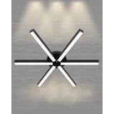 Hegza Lighting Borde Plafonyer Siyah 4000K Doğal Beyaz Modern Led Avize