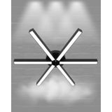 Hegza Lighting Borde Plafonyer Siyah 6500K Beyaz Işık Modern Led Avize