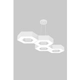 Hegza Lighting CATENA Ayarlanabilir Sarkıt LEDli Modern Beyaz Led Avize (3000K (Sarı Işık))