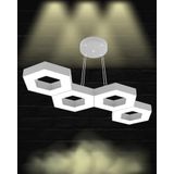 Hegza Lighting CATENA Ayarlanabilir Sarkıt LEDli Modern Gri Kasa Led Avize (3000K (Sarı Işık))