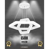 Hegza Lighting Ciclo (Beyaz Kasa, Beyaz Işık) Ledli Modern Sarkıt Linear LED Avize Salon Mutfak Oturma Odası Yatak Odası Antre Hol LED