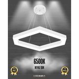 Hegza Lighting Cometa (Beyaz Kasa, Beyaz Işık) Ledli Modern Sarkıt Linear LED Avize Salon Mutfak Oturma Odası Yatak Odası Antre Hol LED
