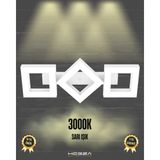 Hegza Lighting Compagno (Beyaz Kasa, Sarı Işık) Ledli Modern Plafonyer LED Avize Salon Mutfak Oturma Odası Yatak Odası Antre Hol LED