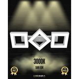 Hegza Lighting Compagno (Gri Kasa, Sarı Işık) Ledli Modern Plafonyer LED Avize Salon Mutfak Oturma Odası Yatak Odası Antre Hol LED