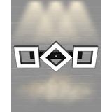 Hegza Lighting Compagno Plafonyer Siyah 4000K Doğal Beyaz Modern Led Avize