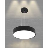 Hegza Lighting Drum-40 Ayarlanabilir Sarkıt Siyah 4000K Doğal Beyaz Modern Led Avize