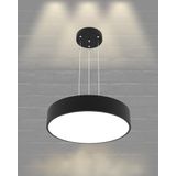 Hegza Lighting Drum-40 Ayarlanabilir Sarkıt Siyah 4000K Doğal Beyaz Modern Led Avize