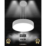 Hegza Lighting Drum 40cm, Gri Kasa, Beyaz Işık, Ledli Modern Led Avize, Salon, Mutfak, Oturma Yatak Odası, Sarkıt