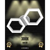 Hegza Lighting Farfalla (Gri Kasa, Sarı Işık) Ledli Modern Plafonyer LED Avize Salon Mutfak Oturma Odası Yatak Odası Antre Hol LED