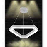 Hegza Lighting FETTA Ayarlanabilir Sarkıt LEDli Modern Gri Kasa Led Avize (3000K (Sarı Işık))
