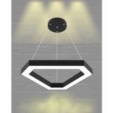Hegza Lighting FETTA Ayarlanabilir Sarkıt LEDli Modern Siyah Led Avize (3000K (Sarı Işık))