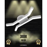 Hegza Lighting Formica (Gri Kasa, Sarı Işık) Ledli Modern Plafonyer LED Avize Salon Mutfak Oturma Odası Antre Hol Çocuk Odası LED