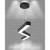 Hegza Lighting Gabbiano ( Siyah Kasa, Beyaz Işık ) Sarkıt Ledli Modern Led Avize, Salon, Mutfak, Oturma Odası