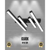 Hegza Lighting Grada (Siyah Kasa, Beyaz Işık) Ledli Modern Plafonyer LED Avize Salon Mutfak Oturma Odası Antre Hol Çocuk Odası LED