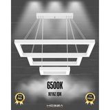 Hegza Lighting Hermano (Beyaz Kasa, Beyaz Işık) Ledli Modern Sarkıt Linear LED Avize Salon Mutfak Oturma Odası Yatak Odası Antre Hol LED