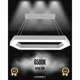Hegza Lighting Joya (Gri Kasa, Beyaz Işık) Ledli Modern Sarkıt Linear LED Avize Salon Mutfak Oturma Odası Yatak Odası Antre Hol LED