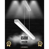 Hegza Lighting Lineer 120CM (Gri Kasa, Beyaz Işık) Ledli Modern Sarkıt LED Avize