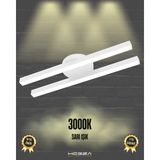 Hegza Lighting Mellizo (Beyaz Kasa, Sarı Işık) Ledli Modern Plafonyer LED Avize, Salon, Mutfak, Oturma Odası