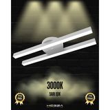 Hegza Lighting Mellizo (Gri Kasa, Sarı Işık) Ledli Modern Plafonyer LED Avize, Salon, Mutfak, Oturma Odası