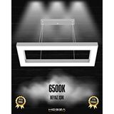 Hegza Lighting Mesita ( Gri Kasa, Beyaz Işık ) Sarkıt Ledli Modern Led Avize, Salon, Mutfak, Oturma Odası
