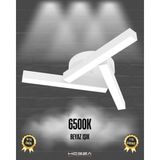 Hegza Lighting Mirador (Beyaz Kasa, Beyaz Işık) Ledli Modern Plafonyer LED Avize Salon Mutfak Oturma Odası Antre Hol Çocuk Odası LED