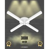 Hegza Lighting Molino (Beyaz Kasa, Sarı Işık) Ledli Modern Plafonyer LED Avize Salon Mutfak Oturma Odası Antre Hol
