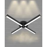 Hegza Lighting Molino Plafonyer Siyah 4000K Doğal Beyaz Modern Led Avize