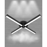 Hegza Lighting Molino Plafonyer Siyah 6500K Beyaz Işık Modern Led Avize