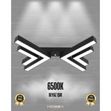 Hegza Lighting Osso (Siyah Kasa, Beyaz Işık) Ledli Modern Plafonyer LED Avize Salon Mutfak Oturma Odası Antre Hol Çocuk Odası LED