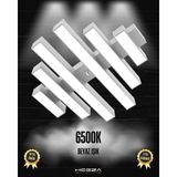 Hegza Lighting Parrilla (Gri Kasa, Beyaz Işık) Ledli Modern Plafonyer LED Avize Salon Mutfak Oturma Odası