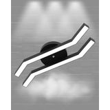 Hegza Lighting Pesca Plafonyer Siyah 6500K Beyaz Işık Modern Led Avize