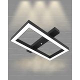 Hegza Lighting Piazza Plafonyer Siyah 4000K Doğal Beyaz Modern Led Avize