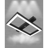 Hegza Lighting Piazza Plafonyer Siyah 6500K Beyaz Işık Modern Led Avize