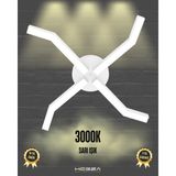 Hegza Lighting Polpo (Beyaz Kasa, Sarı Işık) Ledli Modern Plafonyer LED Avize Salon Mutfak Oturma Odası Antre Hol Çocuk Odası LED