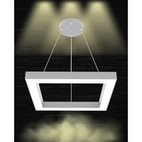 Hegza Lighting QUATTRO Ayarlanabilir Sarkıt LEDli Modern Gri Kasa Led Avize (3000K (Sarı Işık))