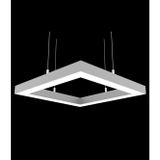 Hegza Lighting Quattro Gri Kasa Beyaz Işık Led Avize