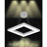 Hegza Lighting ROMBO Ayarlanabilir Sarkıt LEDli Modern Gri Kasa Led Avize (3000K (Sarı Işık))