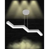 Hegza Lighting SEGA Ayarlanabilir Sarkıt LEDli Modern Gri Kasa Led Avize (3000K (Sarı Işık))