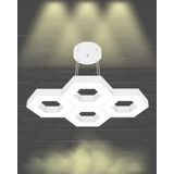 Hegza Lighting STELLA Ayarlanabilir Sarkıt LEDli Modern Beyaz Kasa Led Avize (3000K (Sarı Işık))